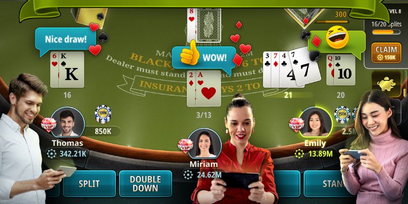 Xác định kết quả trong cách chơi Blackjack