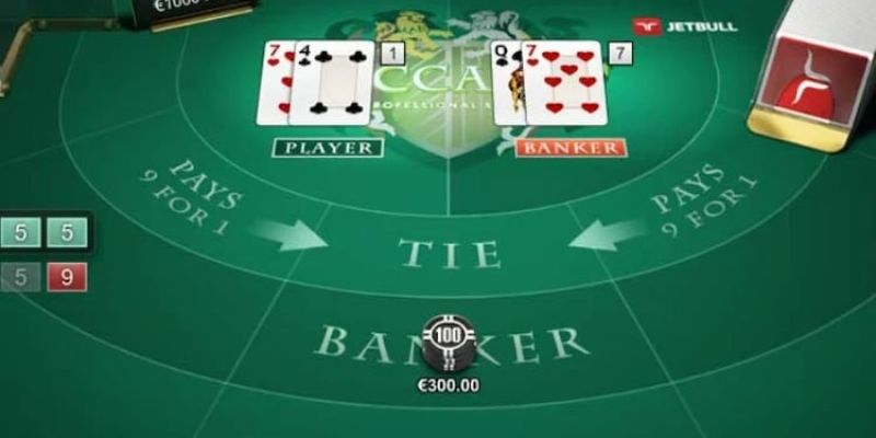 Tính điểm theo cách chơi Baccarat